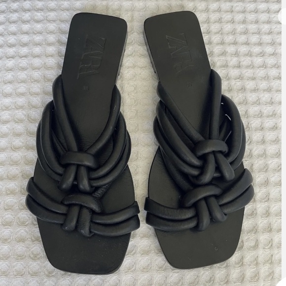 Zara knitted rope sandals - Picture 1 of 8
